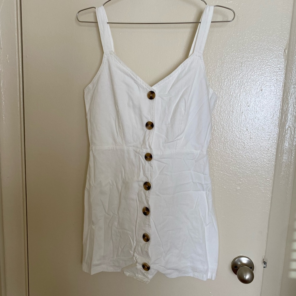 PacSun Me to We Linen Dress with Buttons
